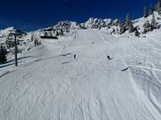 Discesa presso la Glattjochbahn