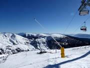 Innevamento con lance nell’area sciistica Merano 2000