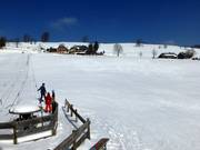 Area di esercitazione presso gli skilift a fune