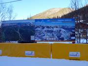 Mappa delle piste alla stazione a valle di Welschnofen