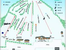 Mappa delle piste Ward Hill - Shrewsbury
