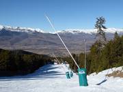 Lancia da neve a Masella
