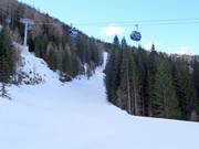 Discesa standard fino alla stazione intermedia