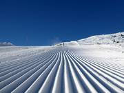 Pista perfettamente preparata nel comprensorio sciistico Grimentz/Zinal