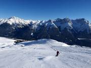 Pista da sogno verso Sent