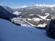 Discesa difficile "Black Queen" sulla Reiteralm