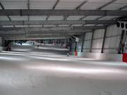 Nella parte superiore la pista è un po' più ripida.