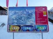 Mappa delle piste alla stazione a valle di Mieders