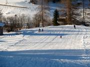 Discesa sul lato destro dello skilift