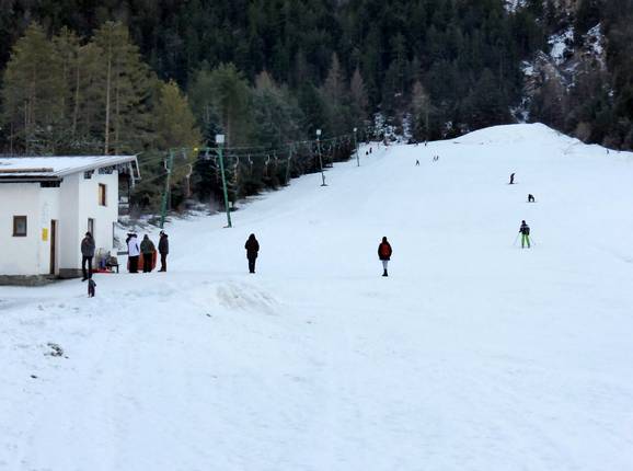 Piste facili presso la seggiovia Brandlift (sciovia)