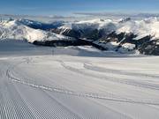 Pista perfettamente preparata al Jakobshorn