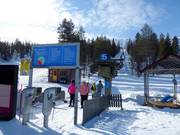 5 Jäkälälaki - Skilift con T-bar/ancora