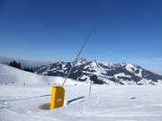 Lancia da neve nell’area sciistica Sudelfeld