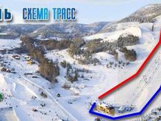 Mappa delle piste Hvalin/Khvalyn