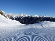 Preparazione delle piste di prima classe