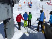Personale impegnato allo skilift