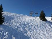 Area sciistica libera e non protetta presso la Rätikonbahn