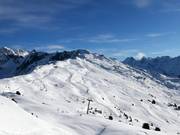 Vista sulle piste dell'Hochzeiger