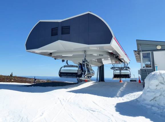 Fjellekspressen - 6pers.| Seggiovia ad alta velocità (ad agganciamento automatico) con cupole di protezione