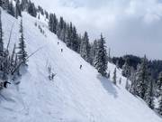 Terreno ripido presso la seggiovia Great Western Express