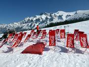 Il Wäschbar sulla pista a valle verso Wengen