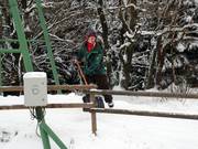 Qui tutti danno una mano: l’area sciistica è gestita da volontari.