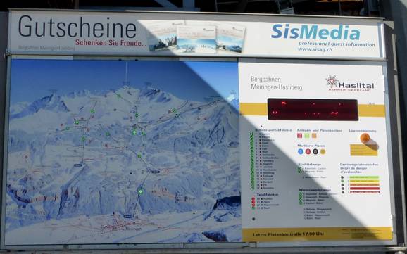 Haslital: Orientamento nei comprensori sciistici – Orientamento Meiringen-Hasliberg