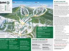 Mappa delle piste June Mountain