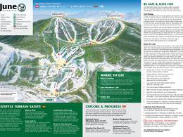 Mappa delle piste June Mountain