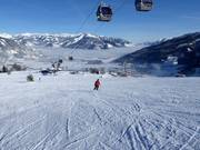 Piste presso la stazione intermedia della MK Maiskogelbahn