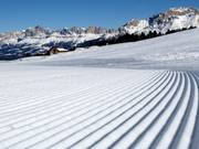 Perfetta preparazione delle piste nell’area sciistica Jochgrimm