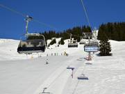 Sunliner 4er - 4pers.| Seggiovia ad alta velocità (ad agganc. autom.) con cupola di prot. e riscald. sedile