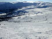 Vista sulla Storhaugsekspressen con alcune discese