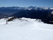 Pista Watles presso la seggiovia quadriposto superiore