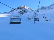 DreiSeenBahn - 4pers.| Seggiovia ad alta velocità (ad agganciamento automatico) con cupole di protezione