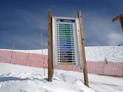 Segnaletica esemplare presso le stazioni a monte