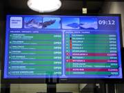 Informazioni digitali alla stazione a valle