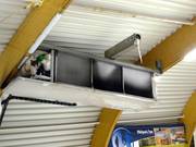 Unità di raffreddamento e cannone da neve al soffitto