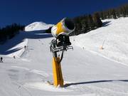Cannone da neve nell’area sciistica