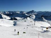 Vista dalla stazione a monte Diedamskopf