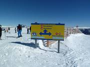 Segnaletica chiara all'Aineck