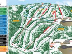 Mappa delle piste Montage Mountain Resort