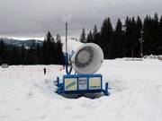 Cannone da neve a Megève