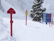 Segnaletica delle aree per esperti