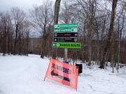 Piste facili conducono a tutte le stazioni a valle