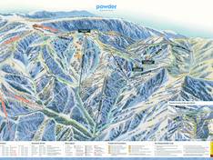 Mappa delle piste Powder Mountain