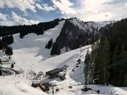 Vista sulle piste verso Prés