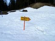 Segnaletica delle piste a Balderschwang