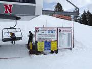 Informazioni sugli impianti di risalita a tutte le stazioni di partenza