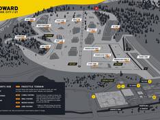 Mappa delle piste Woodward Park City